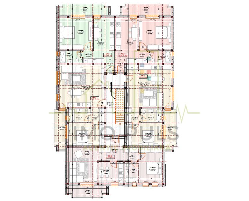 Doua camere bloc nou. Finalizat. Spatiu in pod pe toata suprafata apartamentului.